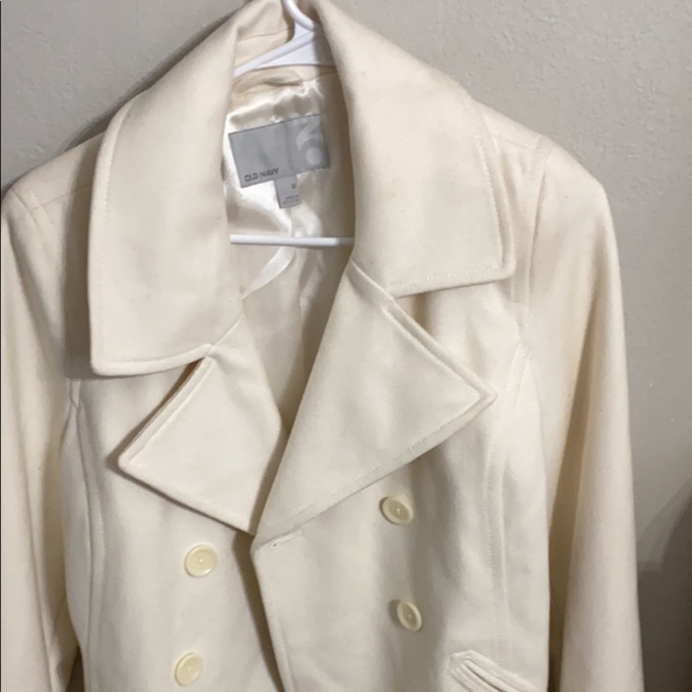 Old Navy winter white coat